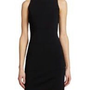 Theory Black Sheath Mini Dress Sleeveless NWT
